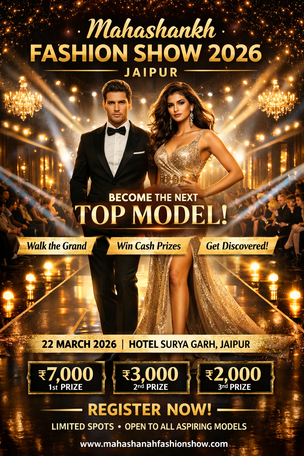 Jaipur Modeling Opportunity 2026 | Mahashankh Fashion Show